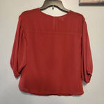 Monteau  Los Angeles Light Weight Blouse Red Size M Photo 0