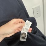 Everlane  Oversized Blazer Navy Blue Cotton Career Office Capsole Womens 10 Photo 5