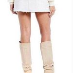 Free People White Denim Mini Skirt Photo 2