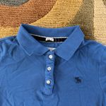 Abercrombie & Fitch Vintage Retro Original Y2K Blue Polo Shirt Women’s Medium Photo 1