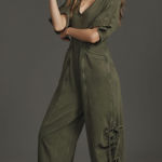 Anthropologie Daily Practice by  Horizon Wide-Leg Jumpsuit. Size M. MSRP $138 Photo 0