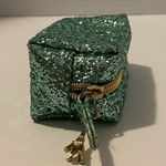 Mini Glitter Top Zip Pouch With Eiffel Tower Charm Photo 7