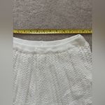 Vintage Havana White Open Crochet Shorts Photo 7