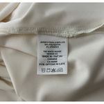 Sympli Tunic Top Womens 12 White Black Trim Minimalist Modern Casual Chic Black Photo 6