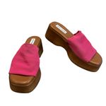 Steve Madden Slinky 30 Pink Chunky Platform Slides, Sz 10 Photo 2