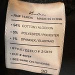 KanCan High Rise Chewed Hem Black‎ Ankle Jeans Size 30 Black Photo 5