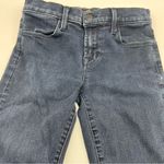 J Brand Women's Willow Verve Dark Wash Moto Style Skinny Mid-Rise Jeans Size 25 Photo 6