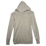 Calia Sweater Womens Extra Small Ivory Cashmere Blend Hoodie V Neck Textured Size XS Photo 1