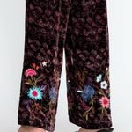 Johnny Was Ulla Velvet heavily Embroidered Top/Pant set (extremely oversized) Photo 8