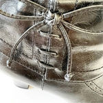 Aerosoles  Black Leather Ankle Boot Corset Detail Size 10 Women’s‎ Round Toe Goth Photo 9