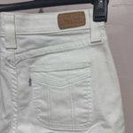Levi's  Women's White Faux Flap Front Pocket Crop Jeans Size 4 Photo 4