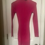 Better Be Pink Bodycon Turtleneck Mini Dress Photo 2