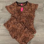 Betsey Johnson NWT  Leopard Print Pajama Set Photo 0