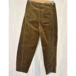 Habitual NWT Evie Barrel Leg Women's Corduroy Pants in Brown sz. 26 Photo 2