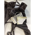 Ramy Brook New.  black sparkle knit bikini top. Medium. Retails $118 Photo 8