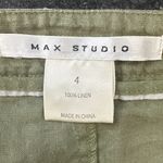 Max Studio Linen Mini Skirt | Sailor Button | Size 4 | Summer Classic, EUC Photo 2