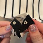 Gaze Black and White Stripe Bodysuit Photo 3