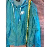 Nike Windbreaker Jacket sz XL Green Unisex Bike Hoodie raincoat Photo 4