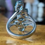 Teal Color Changing Fluorite Sterling Silver Ring Size 7 Photo 4