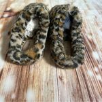 Francesca's Francesca’s indigo rd. Tekle Leopard Print Faux Fur Scuff Slippers Size 8 Photo 5