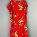 Rue 21 Red Floral Summer Dress Photo 0