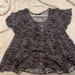 Palmetto Moon  zebra print top Photo 0