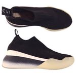 Stella McCartney  Black Loop Low Sock Sneakers Sz 6 Photo 0