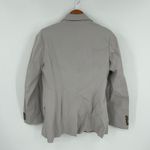 Light Grey Blazer Jacket Womens XSmall Polyester Spandex Button Front Pockets Gray Size XS Photo 1
