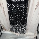 Woman Within  Women’s 2x Black White Patterned Maxi Dress Stretchy Photo 1