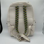Henri Bendel Soho Backpack with Novelty Strap Pebbled Leather Cream Photo 4