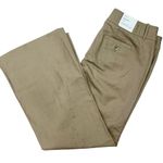 Calvin Klein Favorite Fit Boot Cut Linen Cotton Pants Classic Women's Size 14x31 Photo 4