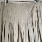 J.Crew  Beige Pleated Skirt Photo 2