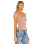 Free People Square One Seamless Cami in Latte XSmall Womens Tank Top Photo 2