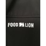 Food Lion Women’s Zip Up Jacket Coat Size Medium Black Photo 1