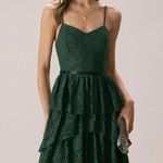 RIHOAS The Green Sweetheart Neck Lace Maxi Dress XS 05 Photo 3
