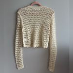ASTR crochet  the label long sleeve crop top Photo 2