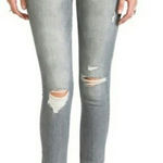 Mother Skinny Jeans The Dropout in Holy Smokes Womens Size 27 Gray Crop … Photo 0