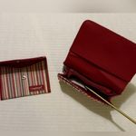 Longaberger Homestead Market Stripe Wallet Purse Coin Pouch & CCard Case NWOT Photo 4