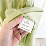 O.P.T. River Pleated Midi Dress in Sage Green Size L Photo 5