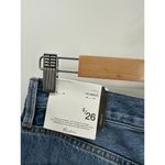 Kancan Womens High Rise Straight Denim Jeans Size 26/5 NWT Cotton Raw Hem Blue Photo 6