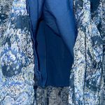 Joie  Limited Edition Hi-Lo Tiered Maxi Dress Size Large Blue Printed New‎ Photo 5