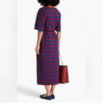 Tory Burch  Rugby Striped Short‎ Sleeve Preppy Maxi Dress Size XXS Photo 1