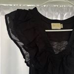 Nation Ltd Dress Womens Size XS Aria Ruffle Midi Dress Black Pima Cotton Photo 5