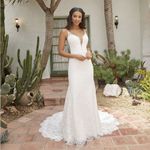 Casablanca Wedding Dress River White Size 12 Photo 4