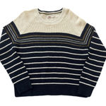 Faherty Women's  Nautical Striped Sweater Fall Winter Cardigan Size Large Photo 0