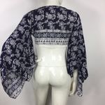 Raga  Cropped Wrap Top Handkerchief Sleeves Photo 10