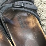 Birkenstock  Sandals Womens 37 US 6.5 7 black leather Strappy Photo 4