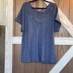 Absolutely Famous Women's Blue Top Photo 2