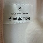 PushUp Halter Crochet Pink Bikini Top Small Photo 3