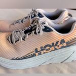 Hoka  Rincon 2 Women US 9 Orange Navy Gray Trail Hiking Running Shoes Photo 0